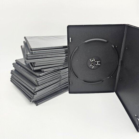 Empty Black Slim DVD Cases, Qty 75, Brand New - Picture 10 of 15